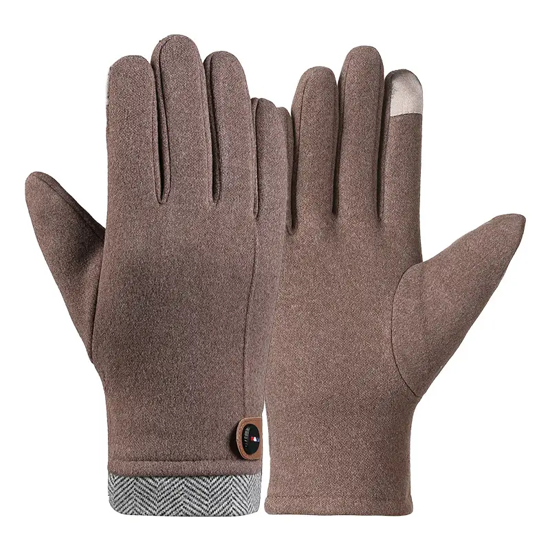 Men's Fleece Warm Gloves with Touchscreen