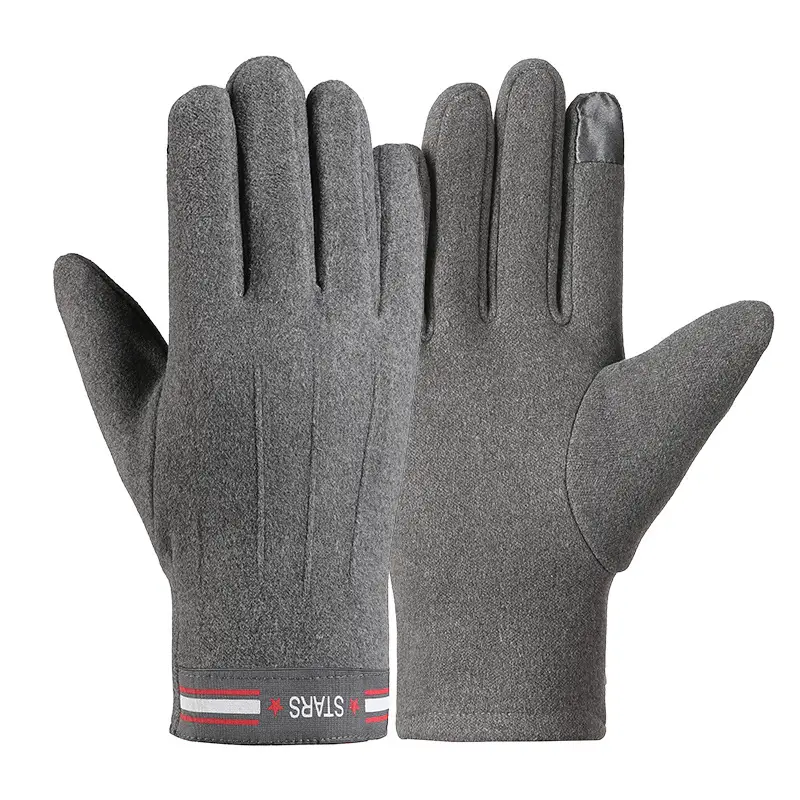 Men's Fleece Warm Gloves with Touchscreen
