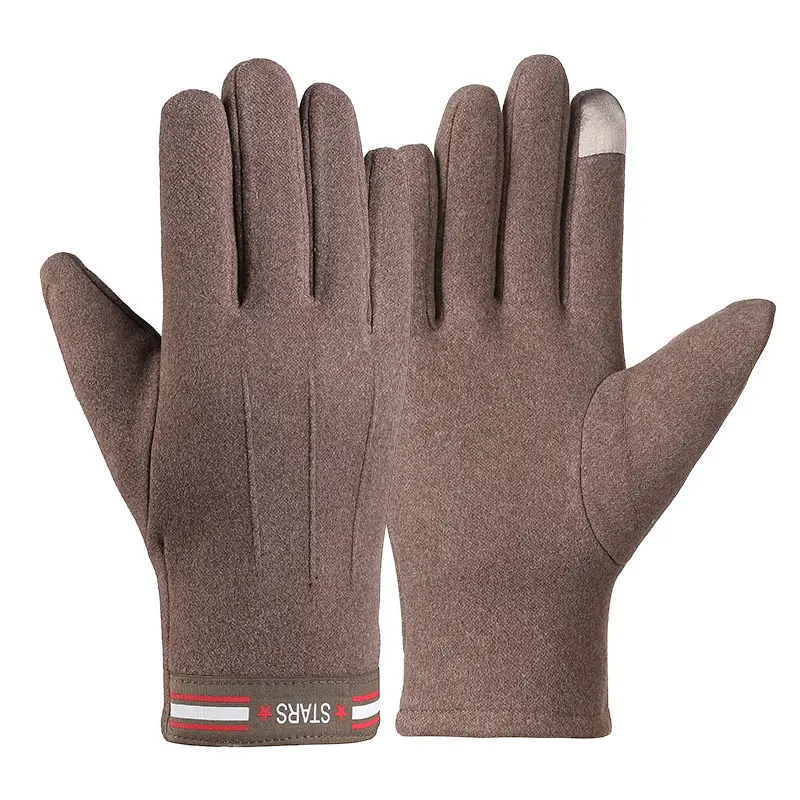 Men's Fleece Warm Gloves with Touchscreen