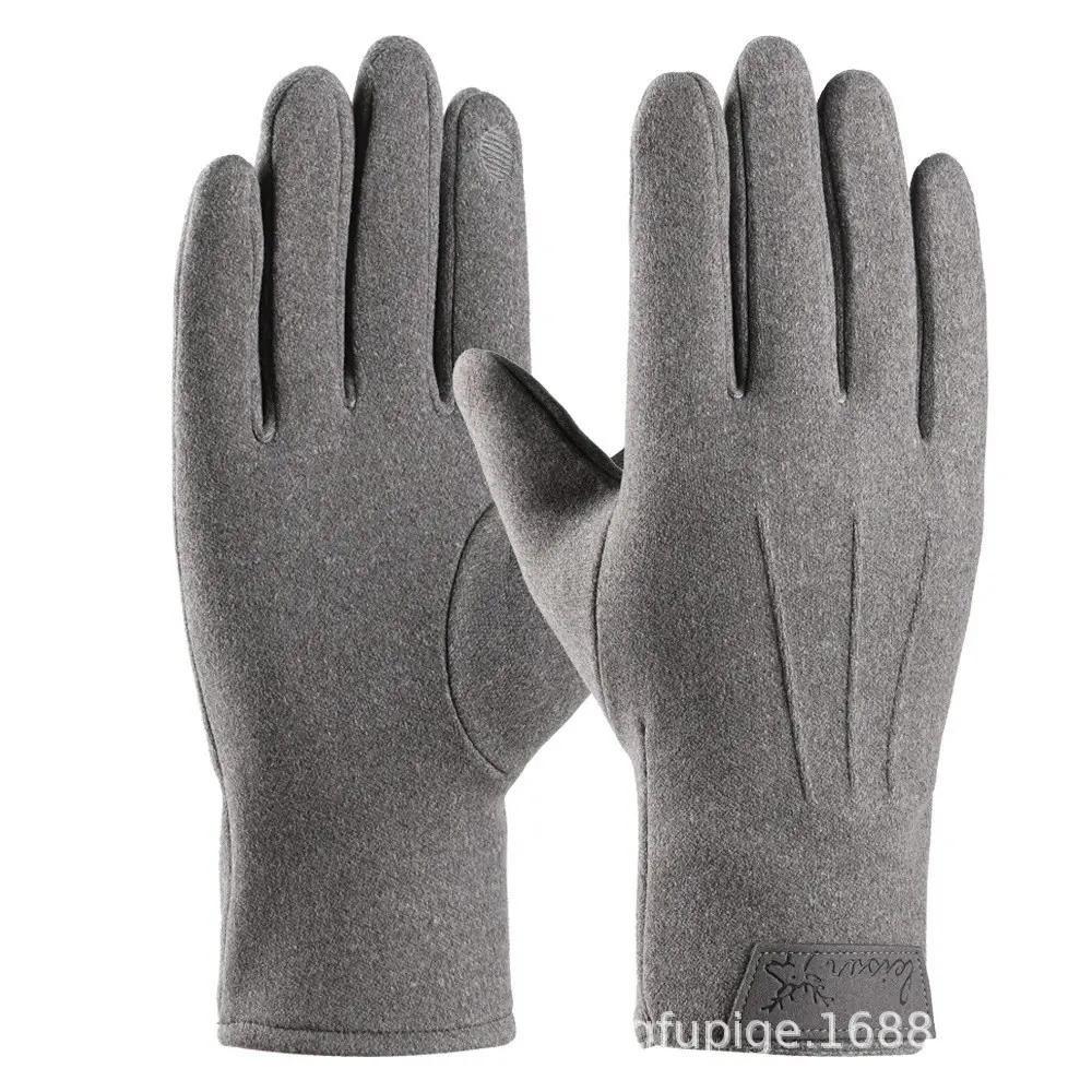 Men's Fleece Warm Gloves with Touchscreen