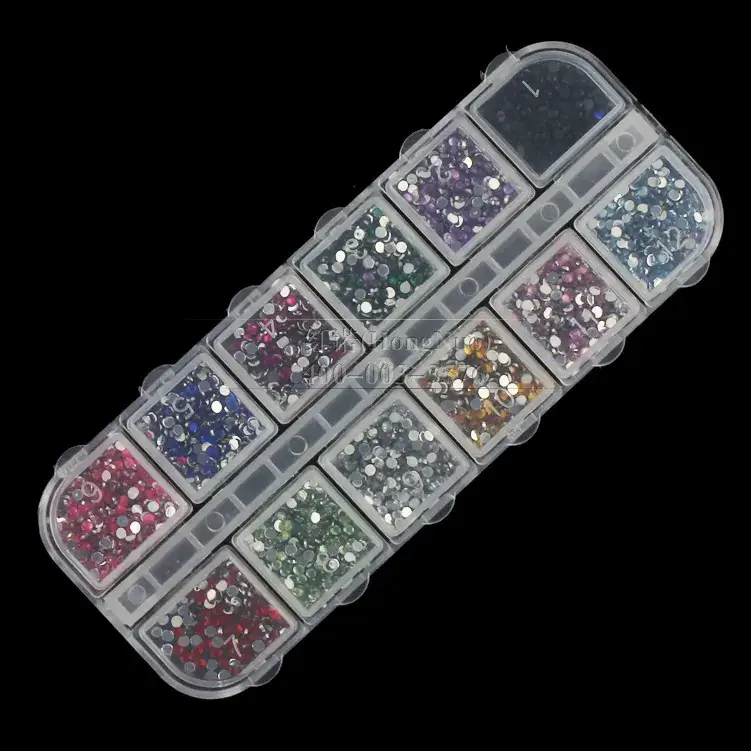 Nail Diamond Rhinestones 1.5-2.0m Round Box - Image 3