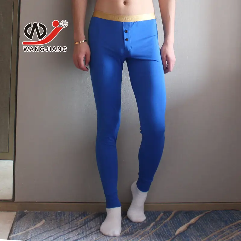 Men's Warm Gray Leggings with Gold Belt
