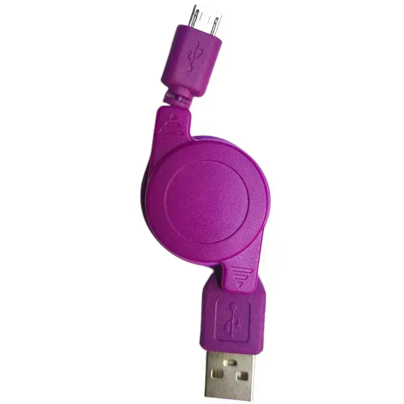 Universal Colorful Retractable MicroUSB Charging Cable - Image 3