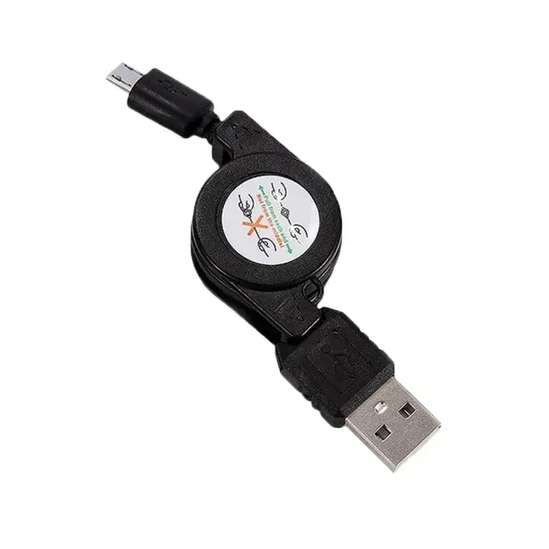 Universal Colorful Retractable MicroUSB Charging Cable - Image 6