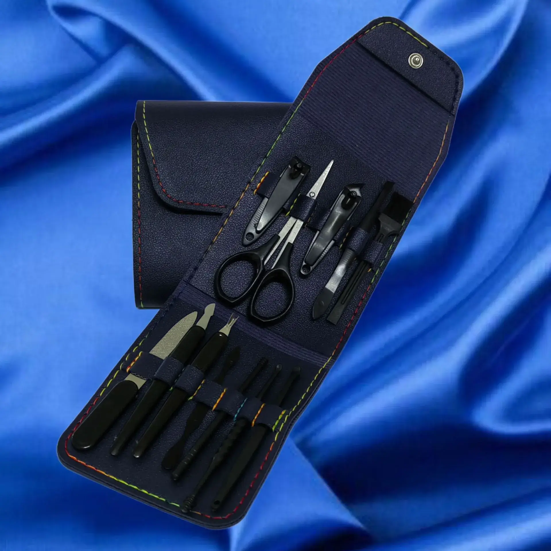 12-Piece Tuhao Gold Nail Clipper Set for Men - Image 11
