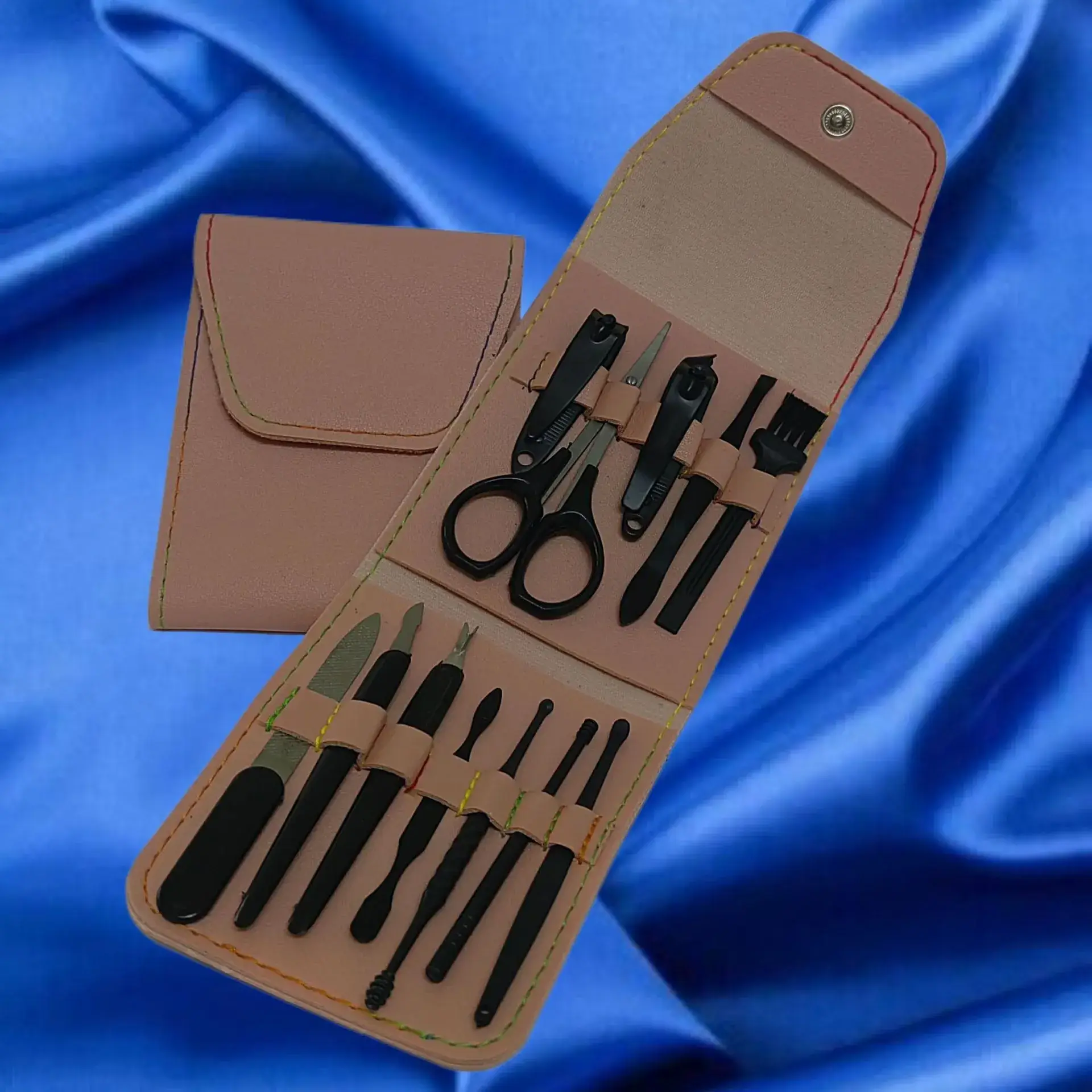 12-Piece Tuhao Gold Nail Clipper Set for Men - Image 12