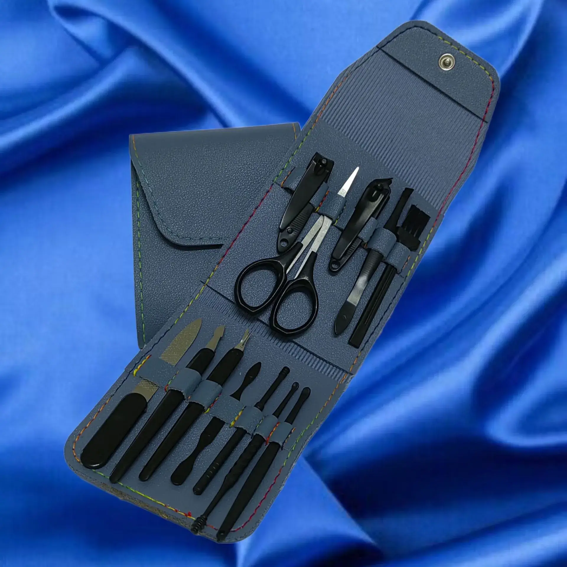 12-Piece Tuhao Gold Nail Clipper Set for Men - Image 14
