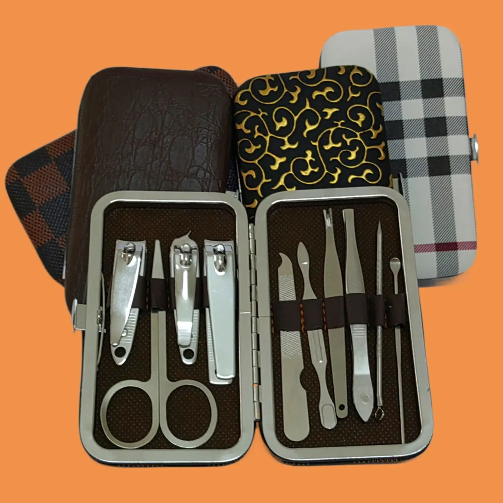 12-Piece Tuhao Gold Nail Clipper Set for Men - Image 6