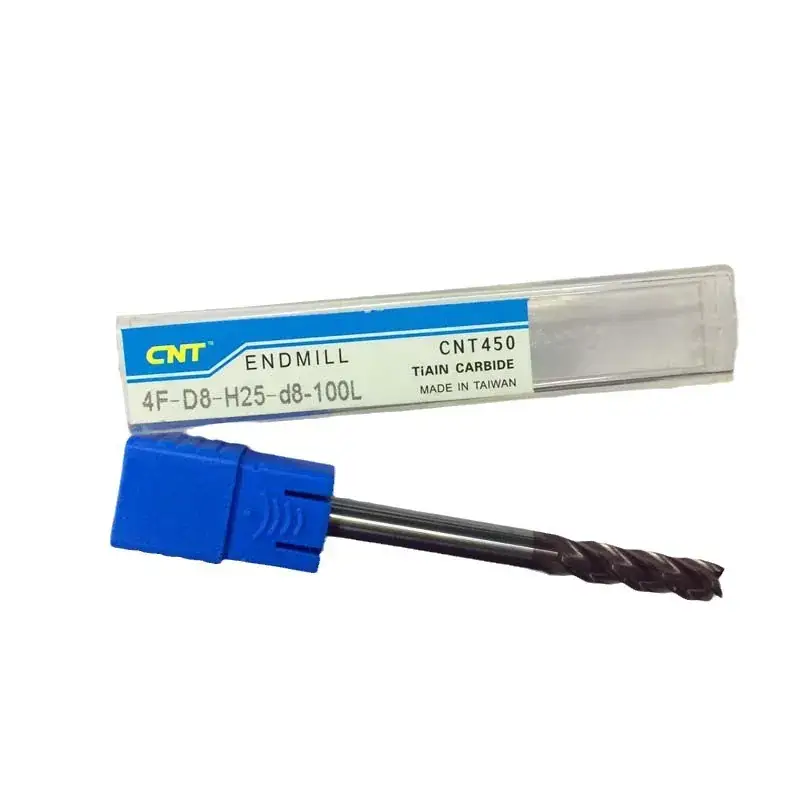 Tungsten Steel Coated Milling Cutter 2-Flute Extended
