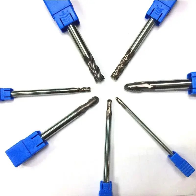 Tungsten Steel Coated Milling Cutter 2-Flute Extended