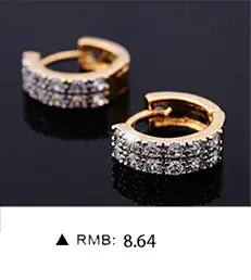 18K Gold Zircon Earrings for Women — feature 2