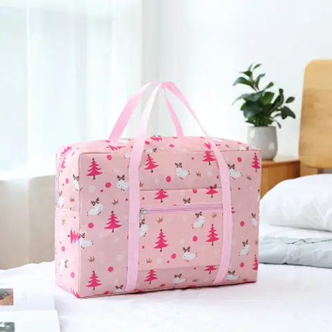 Pink Waterproof Travel Storage Bag for Short-Distance Business Trip - Image 8