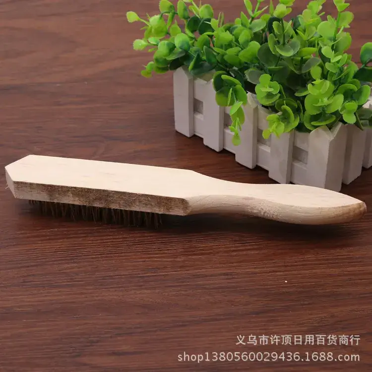 Wooden Wire Nail Brush for Nail Shaving and Grinding