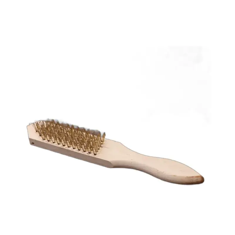 Wooden Wire Nail Brush for Nail Shaving and Grinding