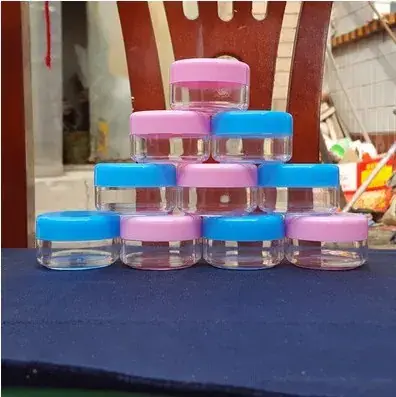 20g Transparent Cosmetic Paste Boxes Set of 5 - Image 3