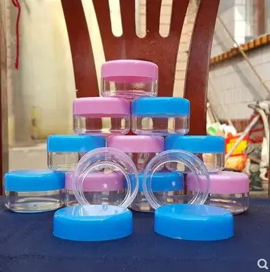 20g Transparent Cosmetic Paste Boxes Set of 5 - Image 4
