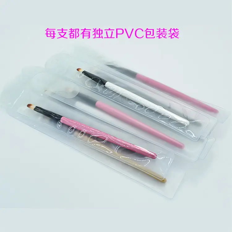 Multi-Color Wooden Lip Brushes for Makeup Application - Image 9