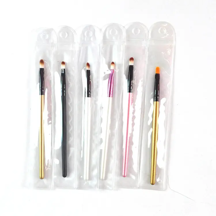 Multi-Color Wooden Lip Brushes for Makeup Application - Image 11