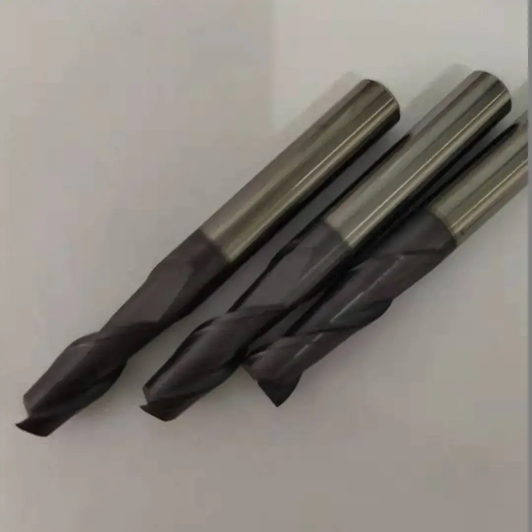 Taiwan Tungsten Steel Milling Cutter 55-Degree Keyway Milling Cutter Two-Edged Alloy Vertical Cnc Tool - Image 2