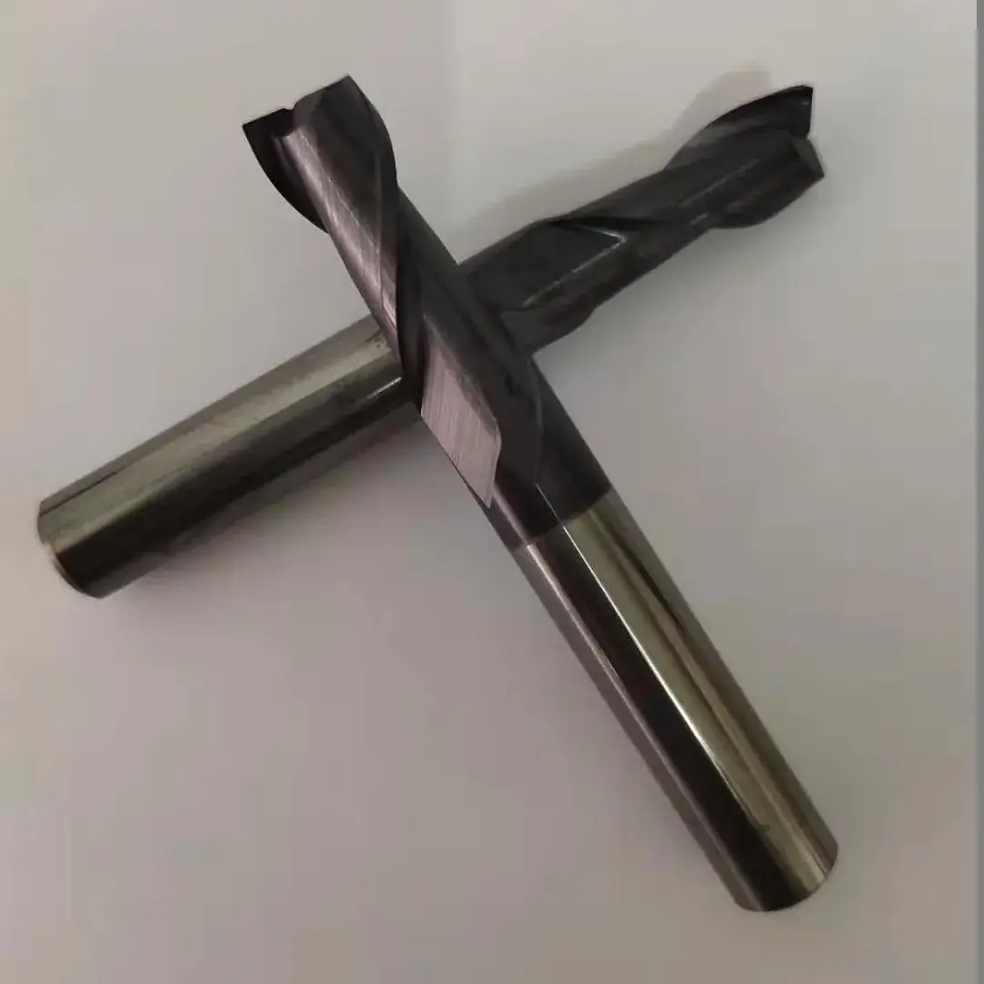 Taiwan Tungsten Steel Milling Cutter 55-Degree Keyway Milling Cutter Two-Edged Alloy Vertical Cnc Tool - Image 3