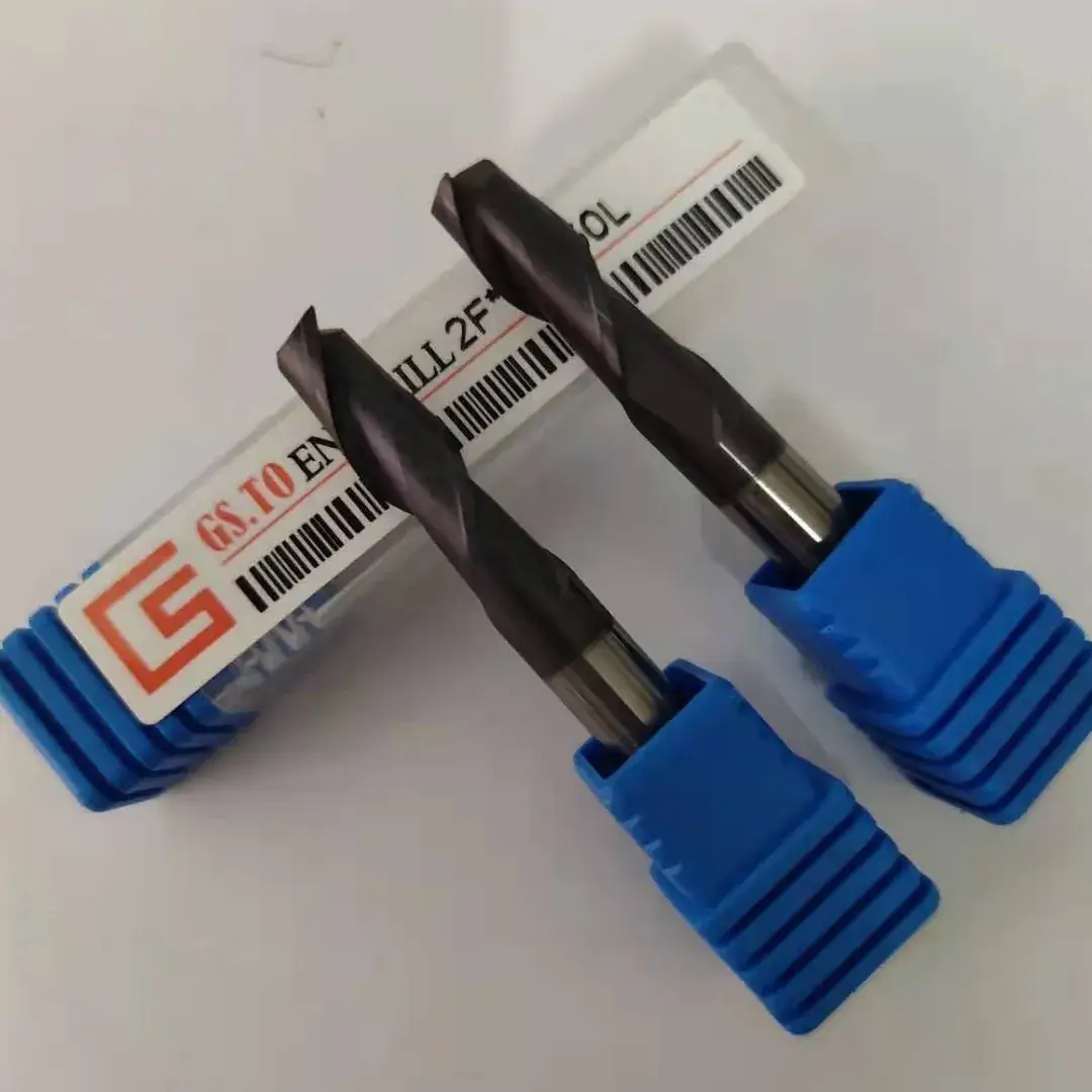 Taiwan Tungsten Steel Milling Cutter 55-Degree Keyway Milling Cutter Two-Edged Alloy Vertical Cnc Tool - Image 4