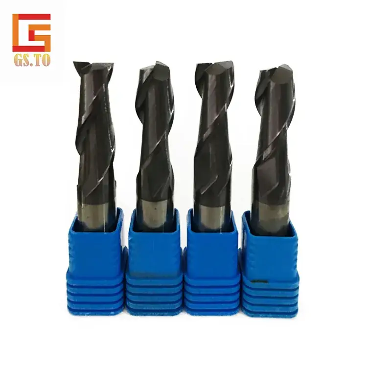 Taiwan Tungsten Steel Milling Cutter 55-Degree Keyway Milling Cutter Two-Edged Alloy Vertical Cnc Tool