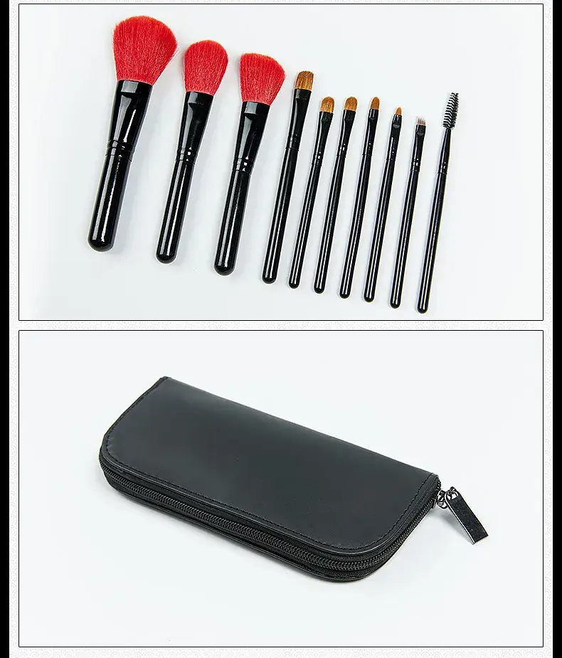 Jinyisheng 10-Piece Fine Wool Makeup Brush Set for Beginners — feature 10