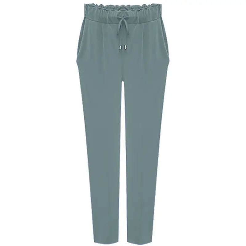 Korean Style Harem Pants Extra Large Blue Loose Fit