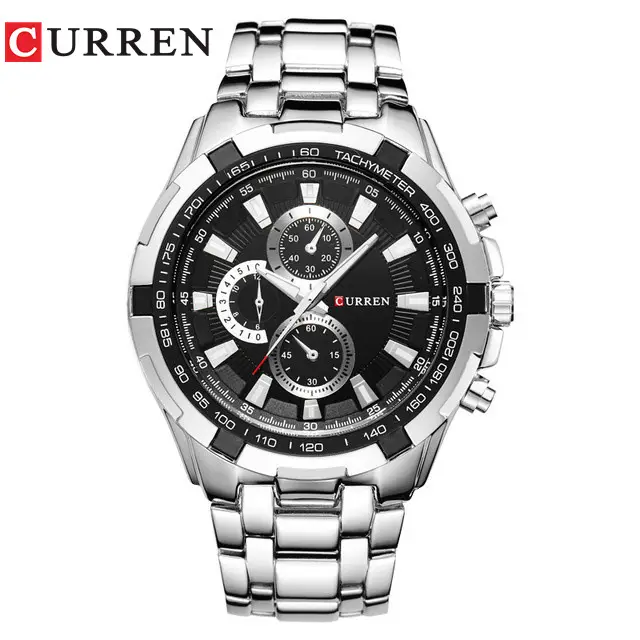 Curren/Carrien 8023 Men's Business Style Quartz Watch Waterproof Round Foreign Trade Men's Watch