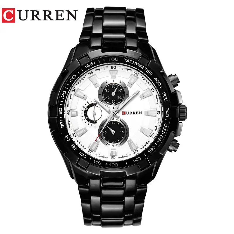 Curren/Carrien 8023 Men's Business Style Quartz Watch Waterproof Round Foreign Trade Men's Watch