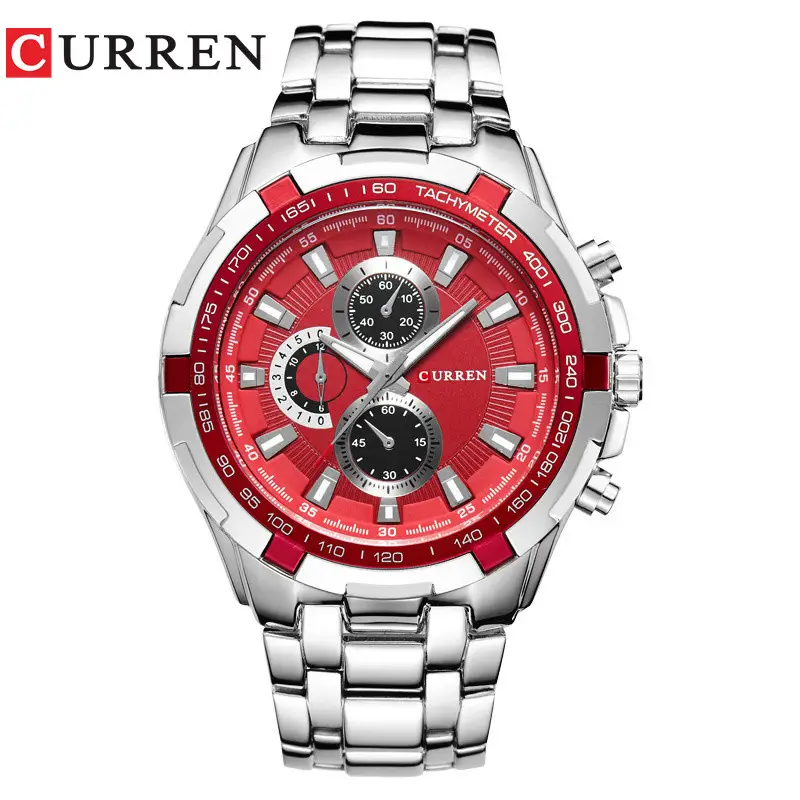 Curren/Carrien 8023 Men's Business Style Quartz Watch Waterproof Round Foreign Trade Men's Watch