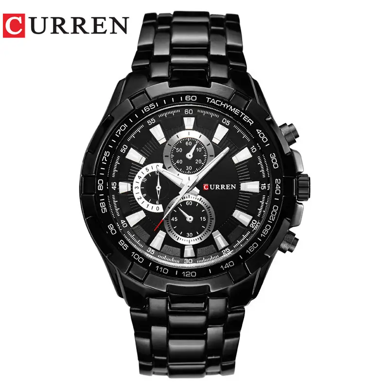 Curren/Carrien 8023 Men's Business Style Quartz Watch Waterproof Round Foreign Trade Men's Watch