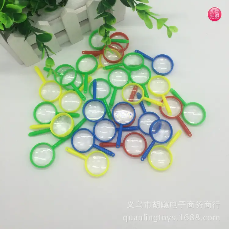 Colorful Plastic Magnifying Glasses for Kids 2.5cm - Image 3