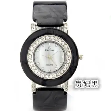 Ladies Rhinestone Quartz Watch Blue Crystal Band - Image 3