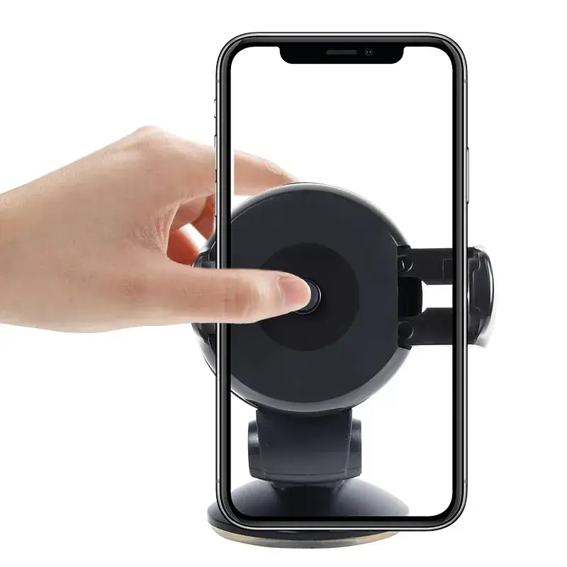 Universal Silicone Dashboard Phone Holder Black - Image 4
