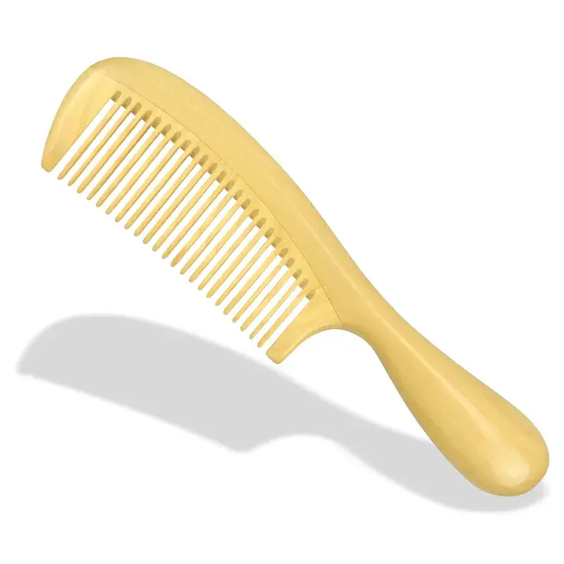 New Boxwood Thick Handle Massage Comb Wholesale - Image 3