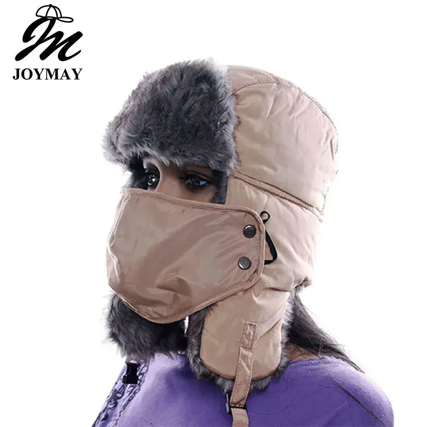 Men's Winter Korean Style Hat Grey Fur Trim - Image 4