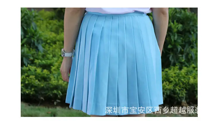 纯色百褶裙_21