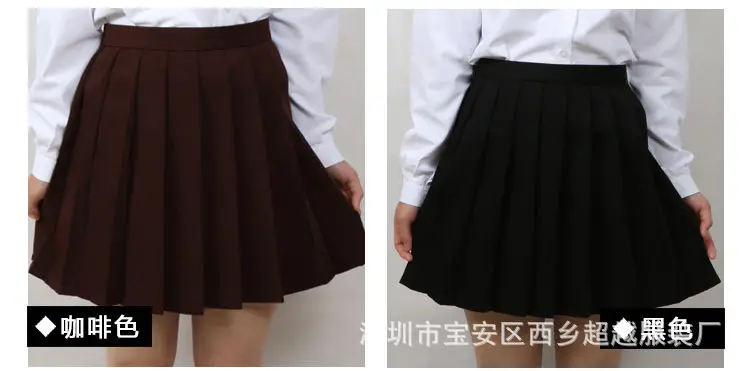 纯色百褶裙_28