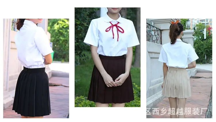 纯色百褶裙_09