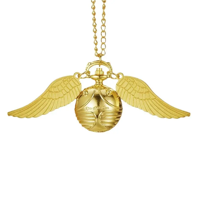Harry Potter snitch pocket watch necklace Harry Potter multi-color retro pocket watch new in stock foreign trade