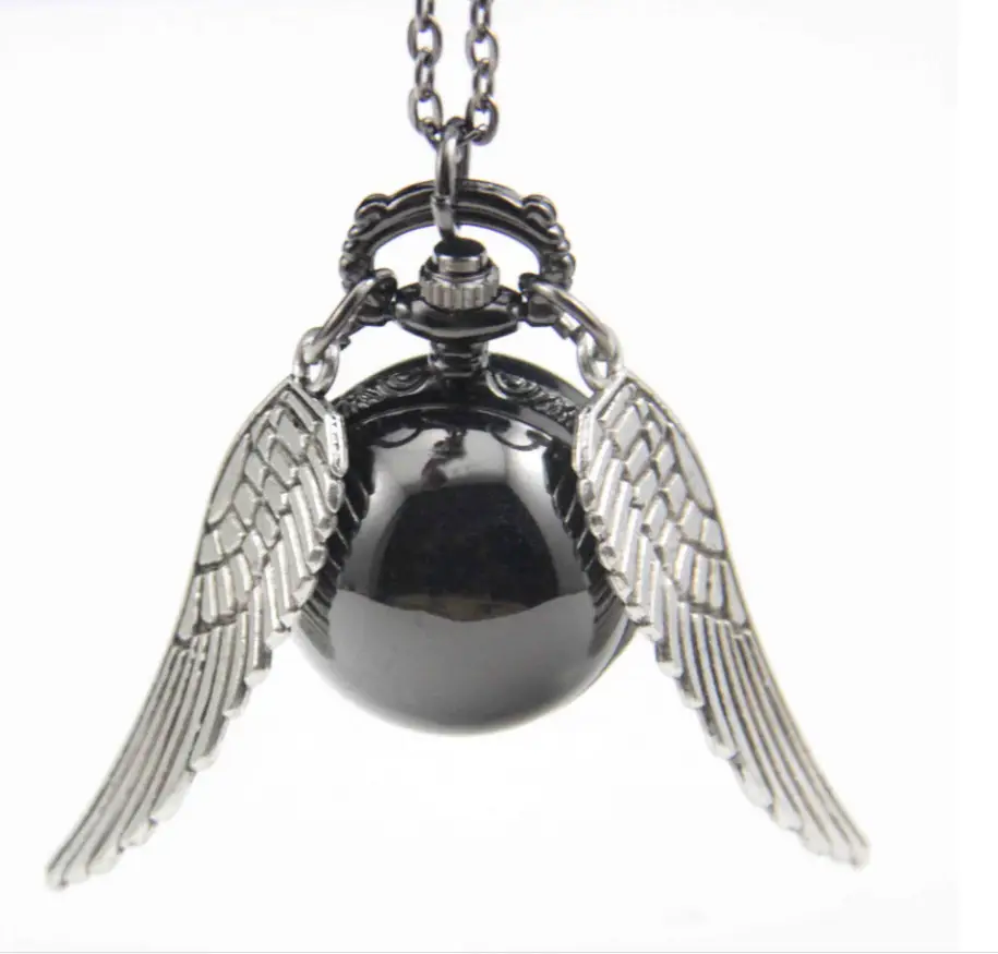 Harry Potter snitch pocket watch necklace Harry Potter multi-color retro pocket watch new in stock foreign trade