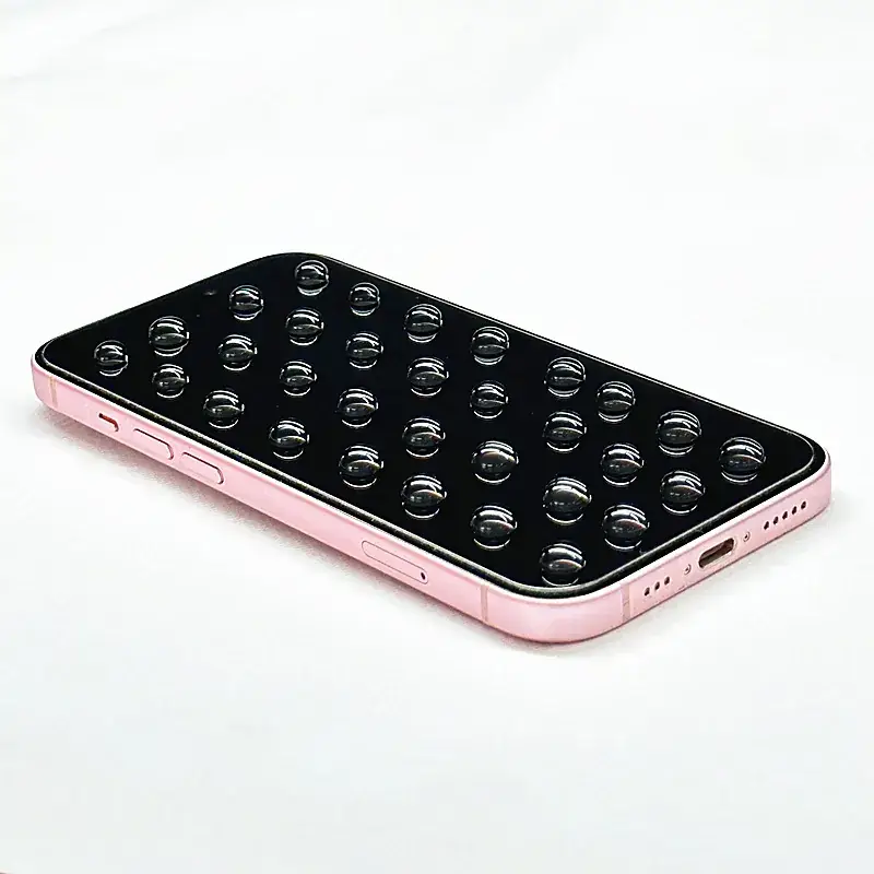 Pink Tempered Privacy Film for iPhone 17 Pro - Image 2