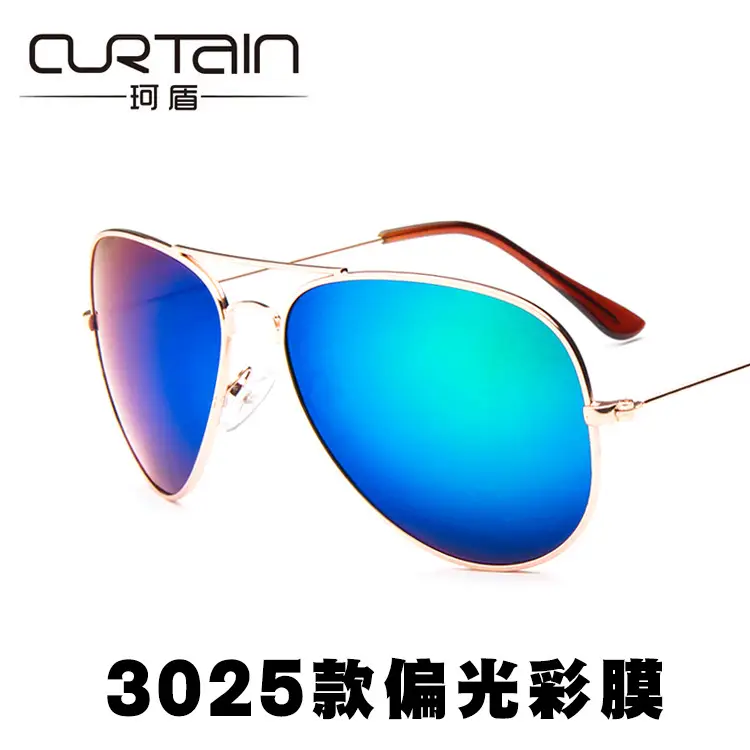 3025 Polarized Aviator Sunglasses Men Blue