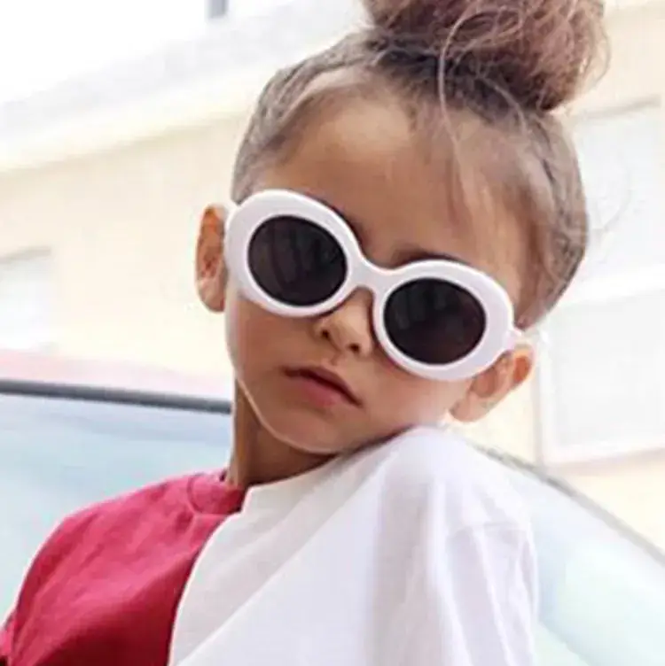 Kedun 2020 Round Children Sunglasses Black - Image 2