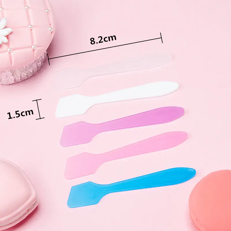 Plastic Crescent Cream Mask Spoon Set of 6 - Image 6