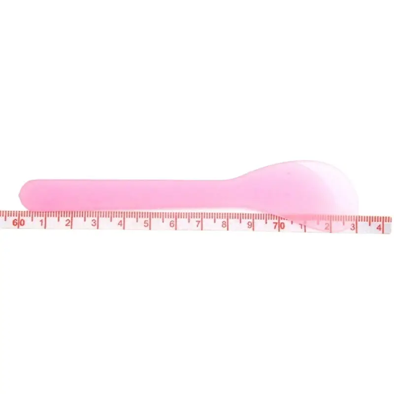 Plastic Crescent Cream Mask Spoon Set of 6