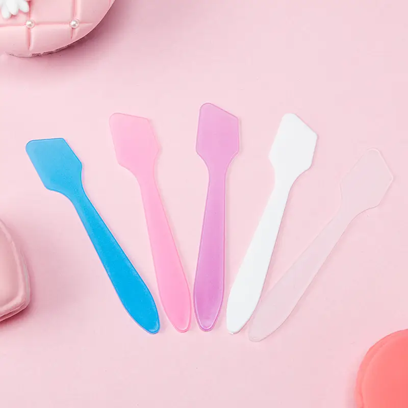 Plastic Crescent Cream Mask Spoon Set of 6 - Image 2