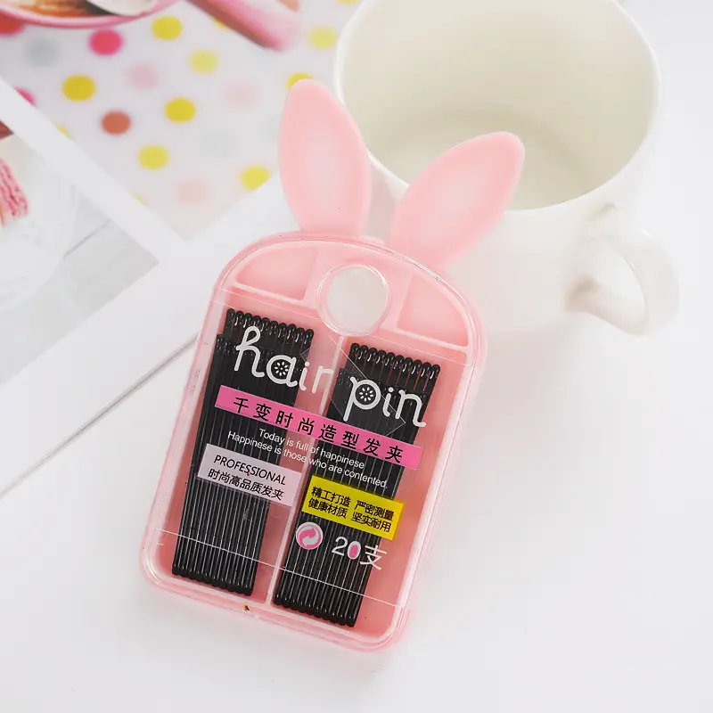 Rabbit Ears Hair Clip Set for Girls Non-Shedding - Image 6