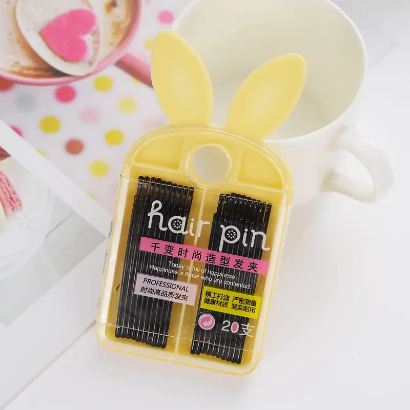 Rabbit Ears Hair Clip Set for Girls Non-Shedding - Image 7
